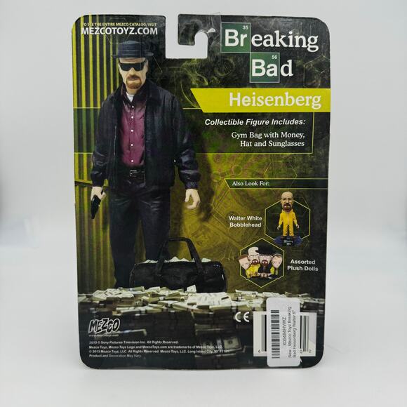 Walter White Heisenberg 6" Figure w/ Money Bag Mezco RARE 2013 Breaking Bad - Picture 2 of 3